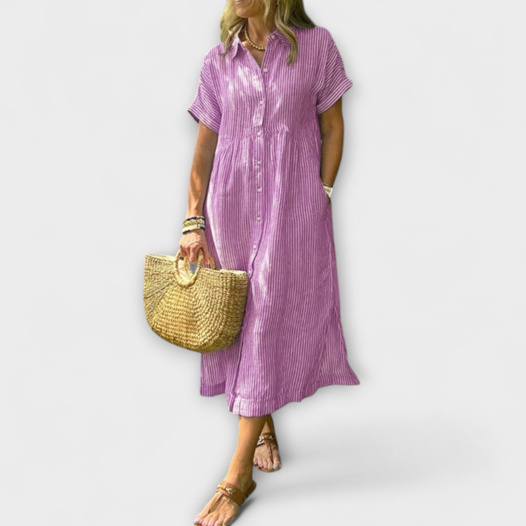 Anorea - Striped Dress