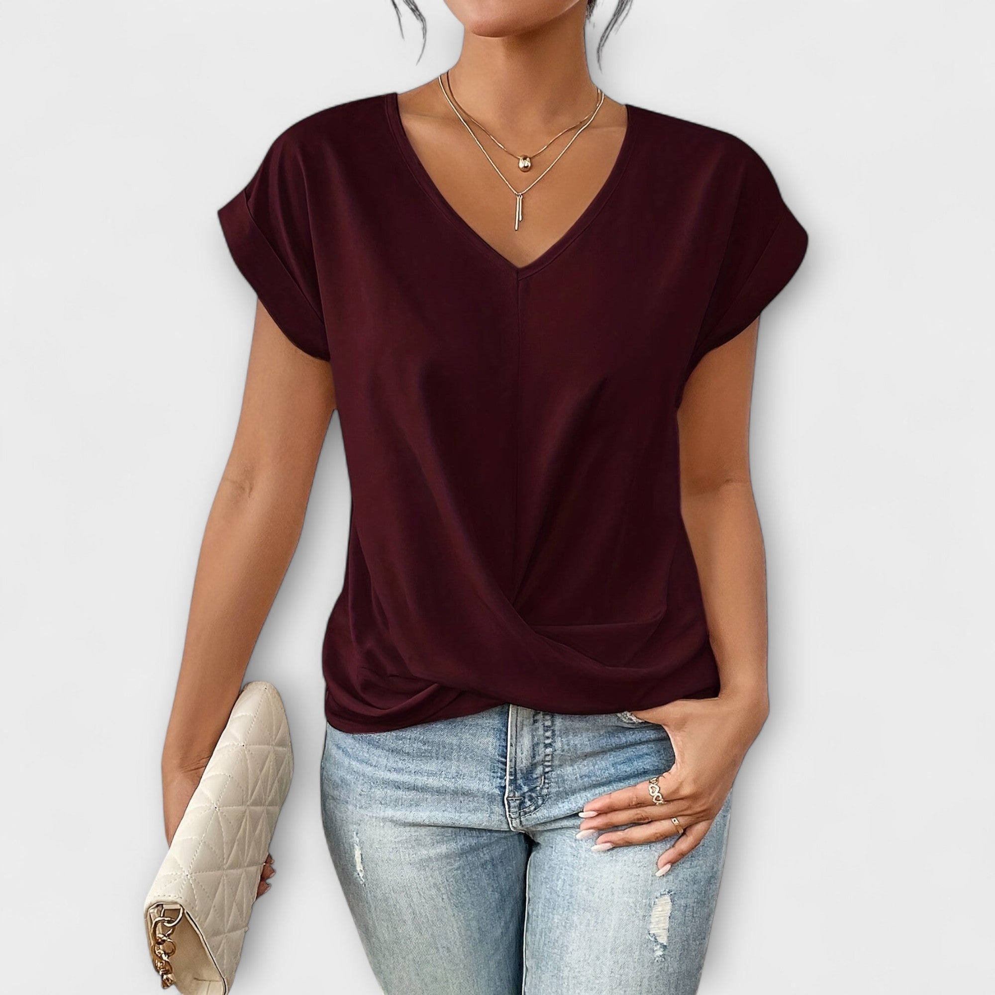 Eloise - V-Neck Top