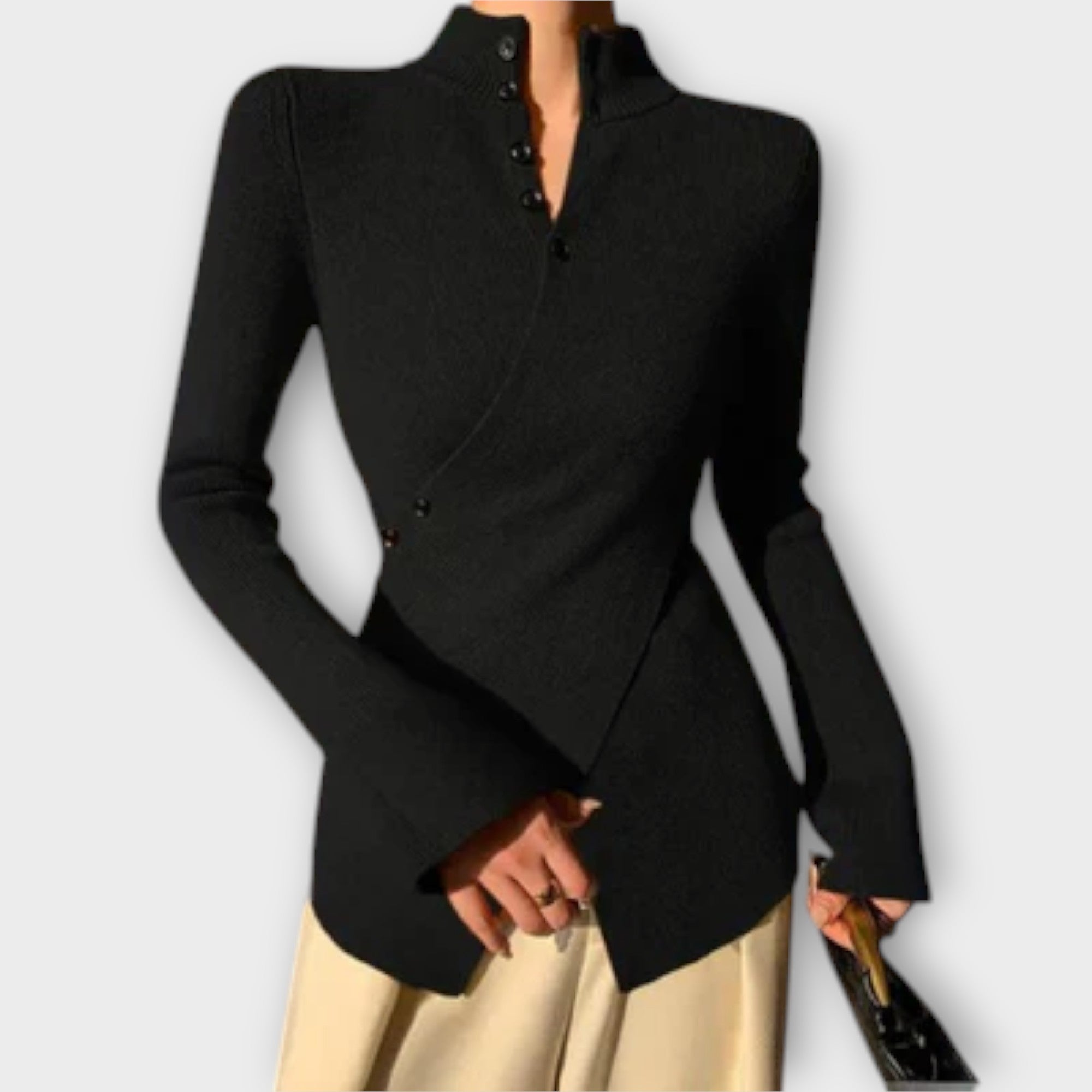 Michiko – Elegant Slim Fit Knit Sweater