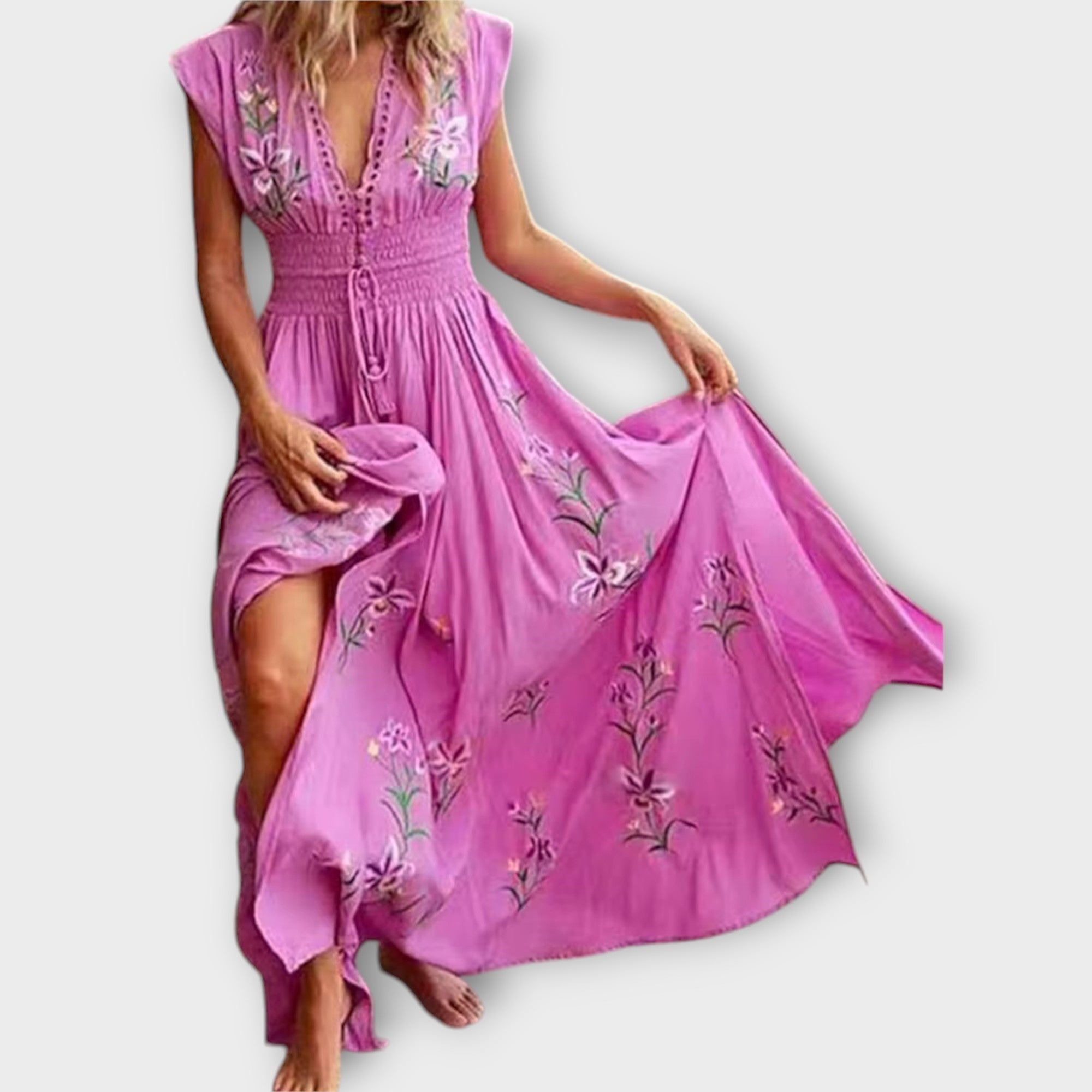 Felizia – Boho Dress with Enchanting Embroidery