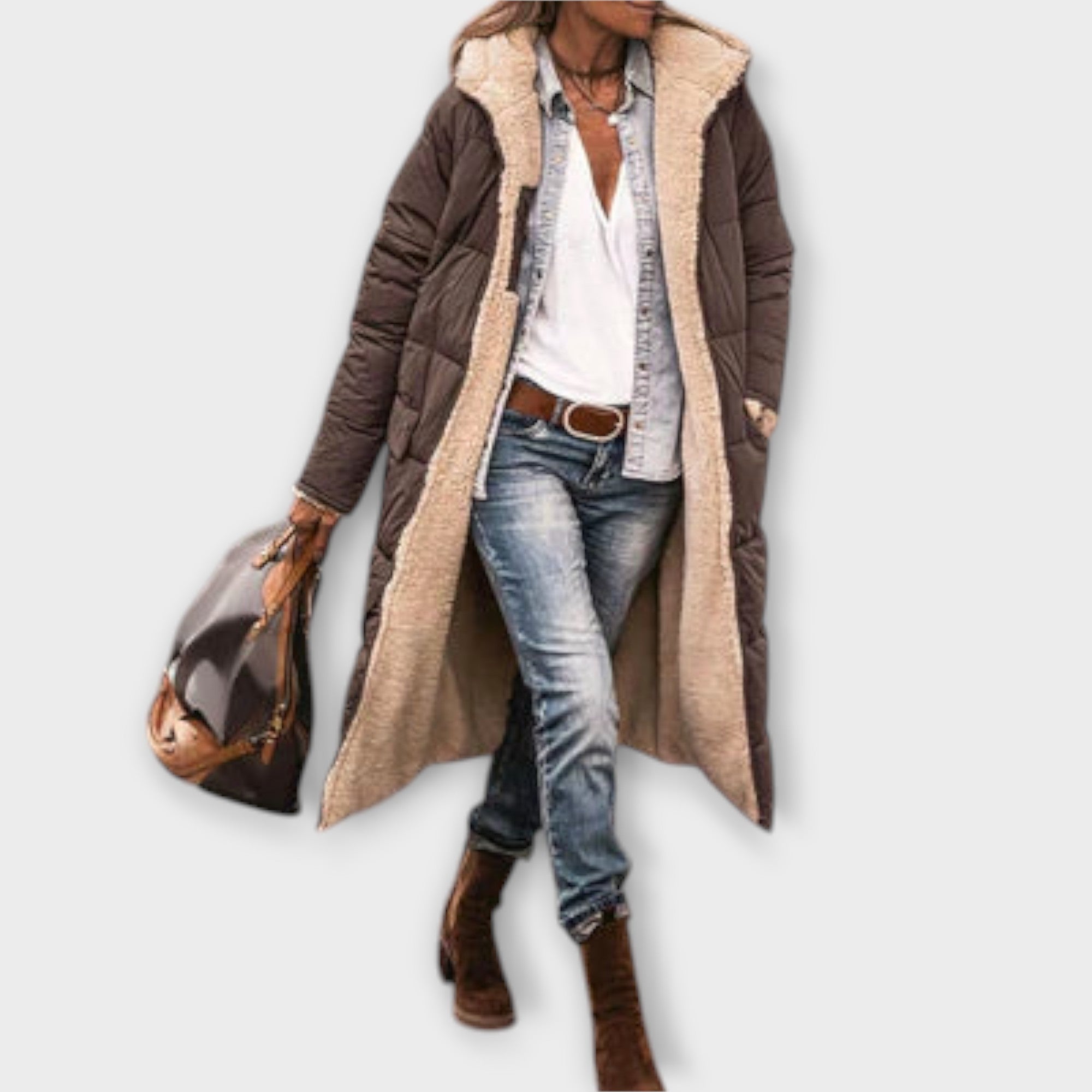 Kora - Cozy, Fur-Lined Coat