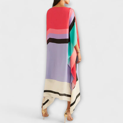 Elenora - Locker Cut Geometric Kaftan
