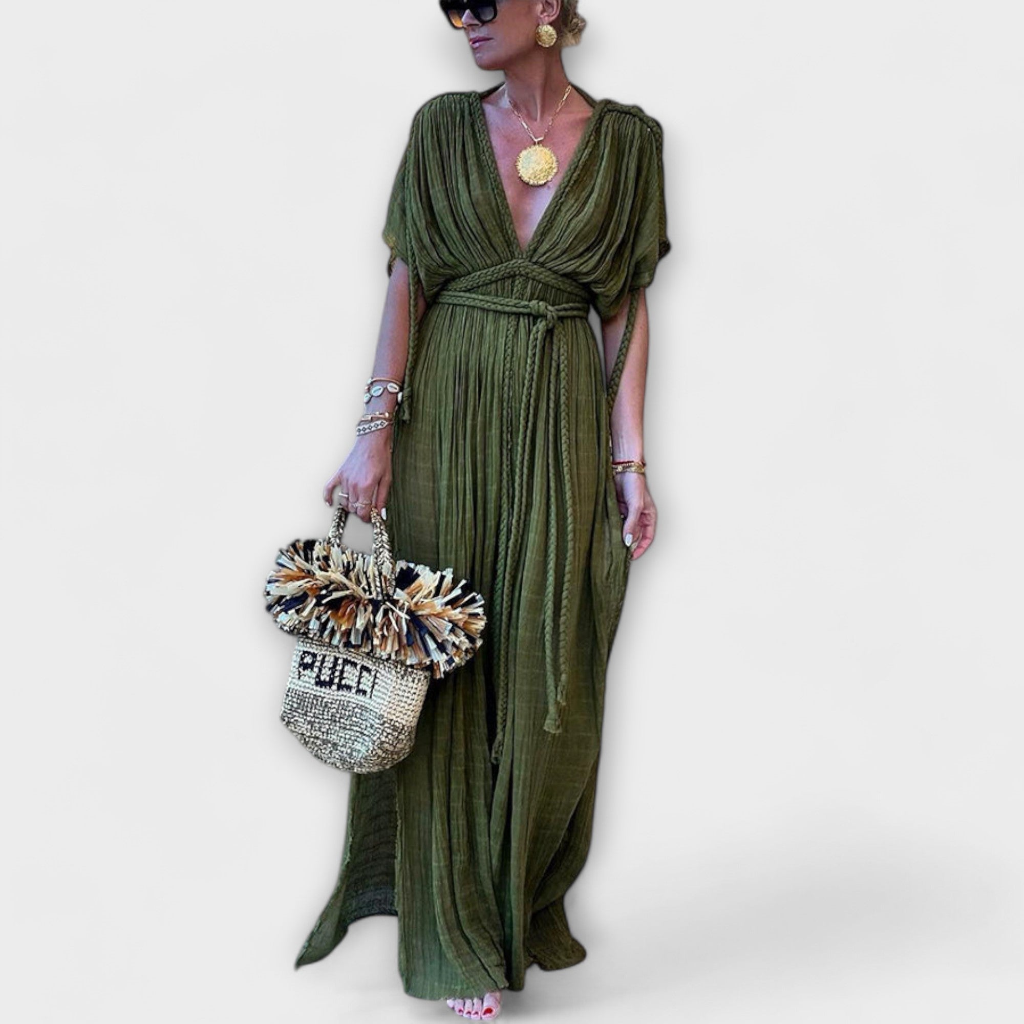 Greek-Style Maxi Dress