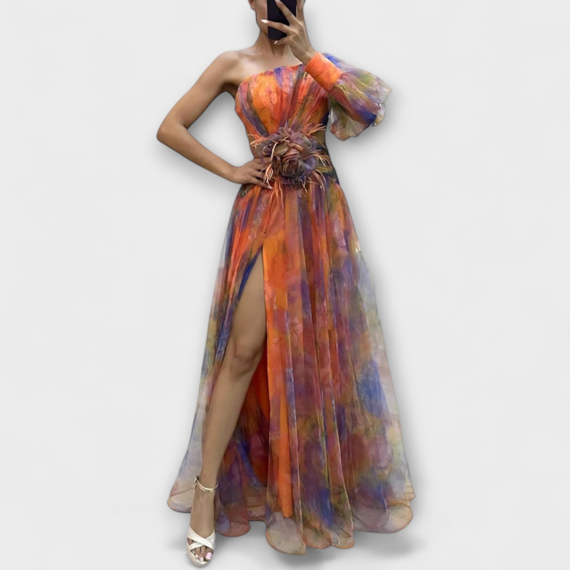 Minna – Asymmetrical Amelie Maxi Dress