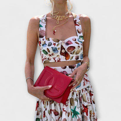 Heather - Stylish Two-Piece Skirt Set