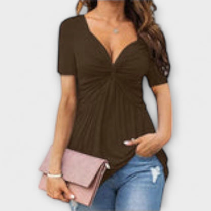 Lina – V-Neck T-Shirt