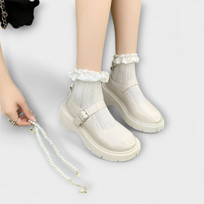 Pearl - Luxury Pearl Mary Jane Leather Shoes