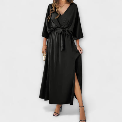 Sabrina - Maxi Dress with V-Neck