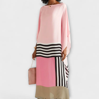 Elenora - Locker Cut Geometric Kaftan