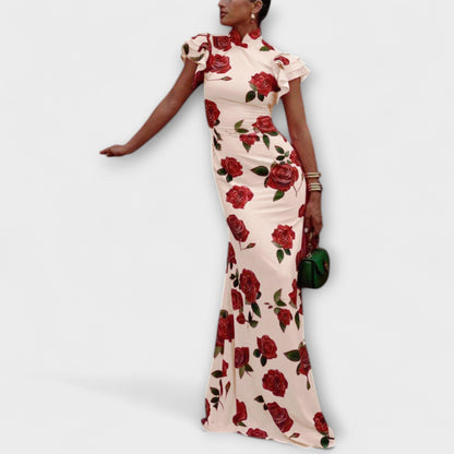 Luna - Maxi Dress with Floral Pattern