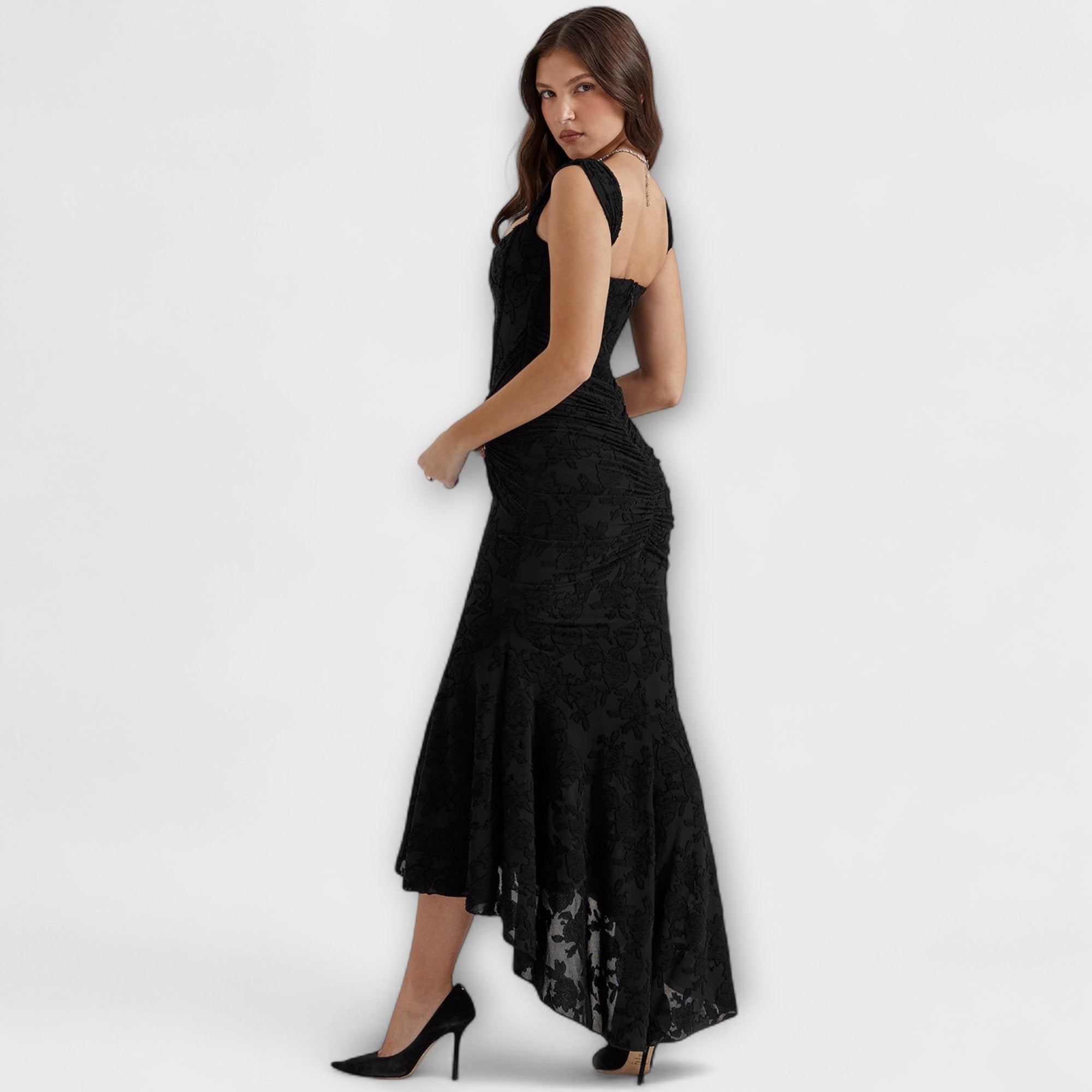 Renske - Long Dress with Elegant and Sophisticated Corset