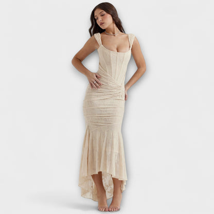 Renske - Long Dress with Elegant and Sophisticated Corset