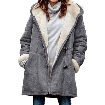 Antonia - Cozy Coat with Faux Fur Lining