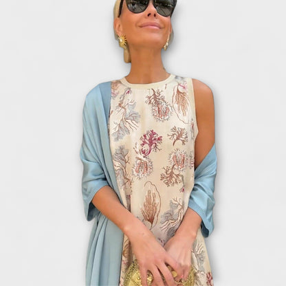 Elveria – Maxi Dress with Matching Cardigan